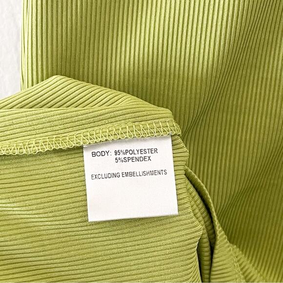 Princess Polly | Cut Out Mini Dress Green - Picture 9 of 9